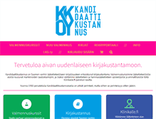Tablet Screenshot of kandidaattikustannus.fi